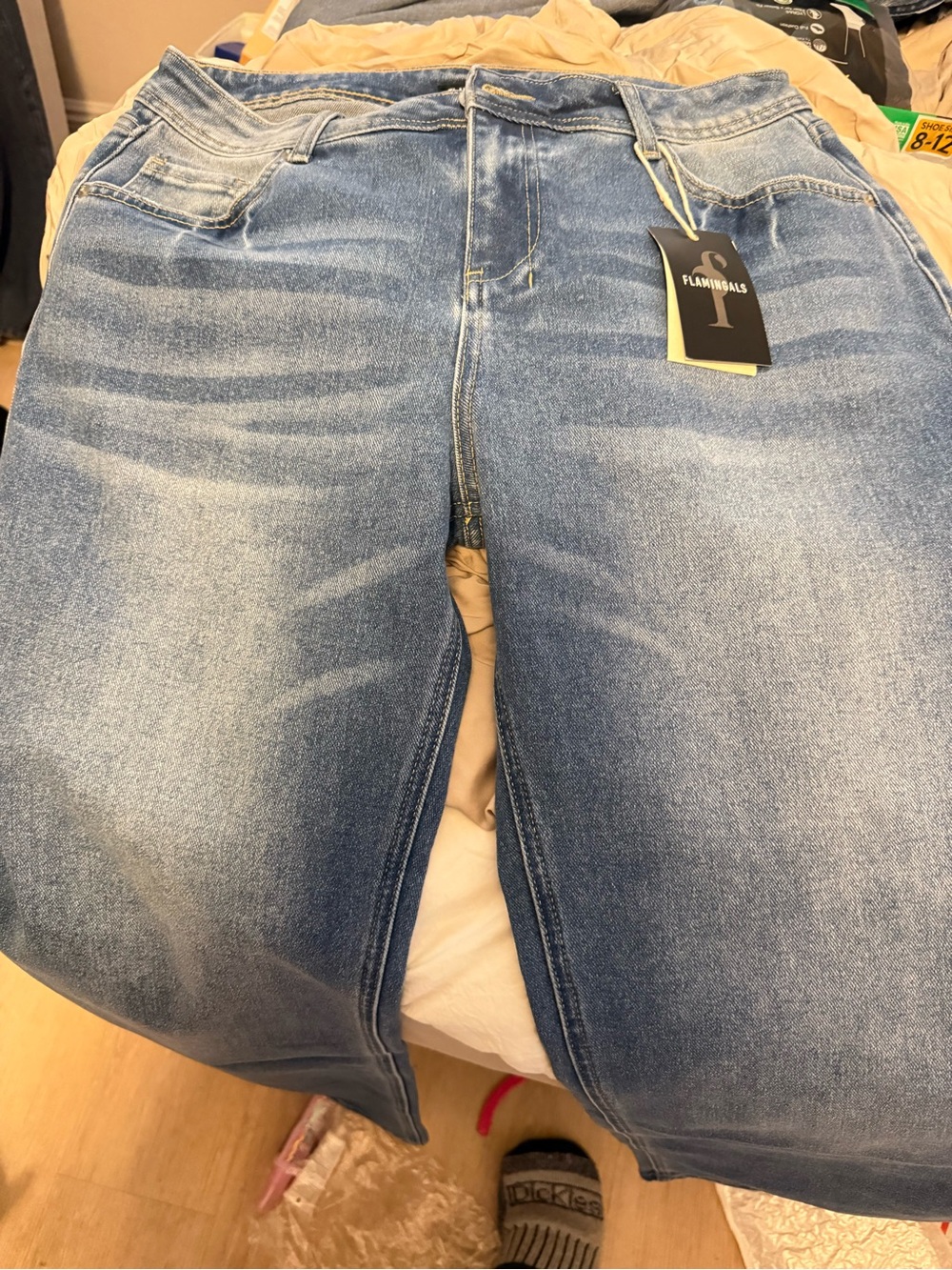 Flamingoals Women's Blue Stretch Jeans